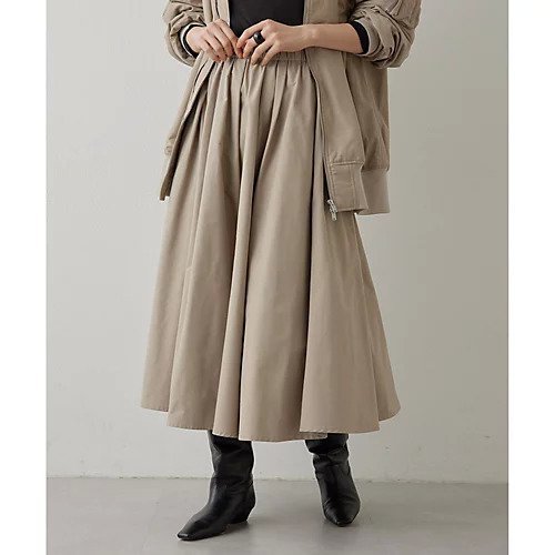 【ウィムガゼット/Whim Gazette】のナイロンツイルスカート 人気、トレンドファッション・服の通販 founy(ファニー) 　ファッション　Fashion　レディースファッション　Fashion for Women　スカート　Skirts　2025年　2025　2025春夏・S/S　Spring/Summer 2025 SS25　ギャザー　Gathered, Ruffled　パターン　Pattern, Design Print　ミリタリー　Military, Army Style　エレガント 上品　Elegant　other-2|ID: prp329100004462414 ipo3291000000031244478