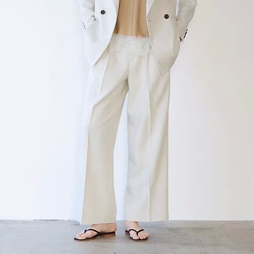 【マルティニーク/martinique】のタックパンツ(セットアップ可) 人気、トレンドファッション・服の通販 founy(ファニー) 　ファッション　Fashion　レディースファッション　Fashion for Women　セットアップ　Matching Sets　レディースパンツ・ボトムス　Pants & Trousers / Bottoms　おすすめ　Recommended / Our Picks　ストレート　Straight, Straight Cut　スニーカー　Sneakers, Trainers　セットアップ　Set-Up, Coordinated Outfit　バスケット　Basket, Basket Bag　フェミニン　Feminine, Girly　ワイド　Wide, Wide Fit　エレガント 上品　Elegant　春　Spring　other-3|ID: prp329100004462418 ipo3291000000034956011