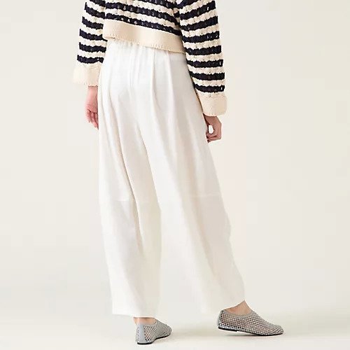 【マルティニーク/martinique】のバックサテンバレルパンツ 人気、トレンドファッション・服の通販 founy(ファニー) 　ファッション　Fashion　レディースファッション　WOMEN　パンツ　Pants　バッグ　Bag　おすすめ　Recommend　サテン　Satin　ストレッチ　Stretch　ドレープ　Drape　other-2|ID: prp329100004462419 ipo3291000000031244496