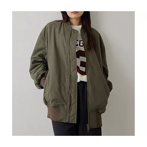 【ウィムガゼット/Whim Gazette】のナイロンツイルMA-1 インテリア・キッズ・メンズ・レディースファッション・服の通販 founy(ファニー) https://founy.com/ ファッション Fashion レディースファッション WOMEN アウター Coat Outerwear MA-1 MA-1 2025年 2025 2025春夏・S/S Ss,Spring/Summer,2025 おすすめ Recommend ショルダー Shoulder ドロップ Drop バランス Balance フェミニン Feminine フォルム Form ブルゾン Blouson ボトム Bottom ミックス Mix リラックス Relax エレガント 上品 Elegant |ID: prp329100004462426 ipo3291000000031229768