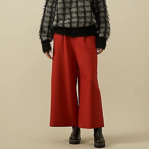 【プレインピープル/PLAIN PEOPLE】のミルドメルトンワイドストレートクロップドパンツ インテリア・キッズ・メンズ・レディースファッション・服の通販 founy(ファニー) https://founy.com/ ファッション Fashion レディースファッション WOMEN パンツ Pants アンクル Uncle カシミヤ Cashmere ジャージ Jersey ストレート Straight ドレープ Drape バランス Balance リラックス Relax ワイド Wide 定番 Standard |ID: prp329100004462427 ipo3291000000031229771
