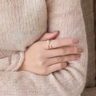 【フィービィー/phoebe】のエタニティーダブルパールフォークリング ホワイト|ID: prp329100004462430 ipo3291000000031229778