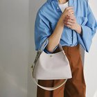 【トプカピ/TOPKAPI】の【Breath TOPKAPI】SCOTCH GRAIN スコッチグレイン ワンハンドル ショルダー付き ハンドバッグ サンドグレー|ID: prp329100004462449 ipo3291000000031229831