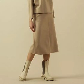【プレインピープル/PLAIN PEOPLE】 ミルドメルトンミディフレアスカート人気、トレンドファッション・服の通販 founy(ファニー) ファッション Fashion レディースファッション Fashion for Women スカート Skirts Aライン・フレアスカート A-Line & Flared Skirts おすすめ Recommended / Our Picks セーター Sweater, Knitwear ドレープ Drape, Draping Fabric ロング Long, Long-Length 定番 Standard, Basic Item |ID:prp329100004462456