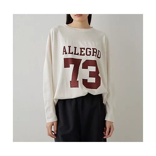 【ウィムガゼット/Whim Gazette】のフットボールロングTシャツ 人気、トレンドファッション・服の通販 founy(ファニー) 　ファッション　Fashion　レディースファッション　Fashion for Women　トップス・カットソー　Cut & Sew Tops　シャツ・ブラウス・オフィスカジュアル　Elegant Blouses & Button-Ups　ロングTシャツ・Tシャツ　Longline T-Shirts & Tees　2025年　2025　2025春夏・S/S　Spring/Summer 2025 SS25　プリント　Print, Printed Pattern　ロング　Long, Long-Length　ヴィンテージ　Vintage Style　長袖　Long Sleeve, Full Sleeve　other-2|ID: prp329100004462460 ipo3291000000031244627