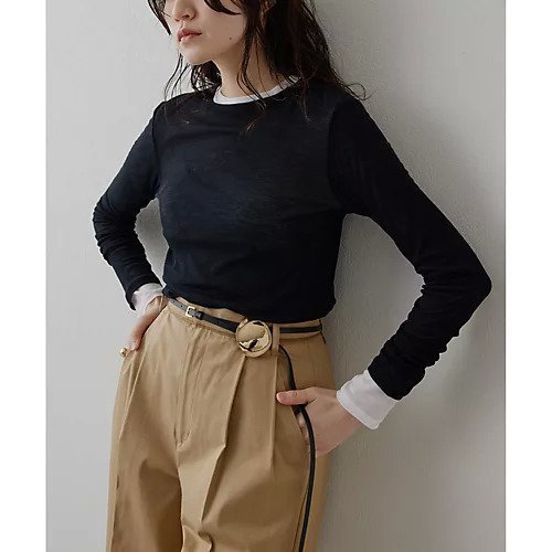 【ウィムガゼット/Whim Gazette】のシアーストレッチプルオーバー インテリア・キッズ・メンズ・レディースファッション・服の通販 founy(ファニー) 　ファッション　Fashion　レディースファッション　Fashion for Women　トップス・カットソー　Cut & Sew Tops　カジュアルプルオーバー・ニットトップス　Pullovers & Knit Tops / Casual Pullovers　2025年　2025　2025春夏・S/S　Spring/Summer 2025 SS25　インナー　Innerwear　コンパクト　Compact, Small Size　シアー　Sheer, See-Through　シンプル　Simple, Minimal　ジャケット　Jacket, Outerwear　スウェット / スエット　Sweatshirt, Sweatwear　スタンダード　Standard, Basic　ビスチェ　Bustier, Corset Top　フィット　Fit, Slim Fit　ベスト　Vest, Waistcoat　ロング　Long, Long-Length　エレガント 上品　Elegant　ブラック|ID: prp329100004462486 ipo3291000000031229964