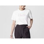 【マディソンブルー/MADISONBLUE】の【HPS別注】HELLO CREW NECK TEE 【HPS別注】WHITE(pink logo)|ID: prp329100004462495 ipo3291000000031230008