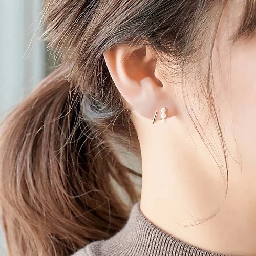 【フィービィー/phoebe】のダブルデコレイトパールピアス 人気、トレンドファッション・服の通販 founy(ファニー) 　ファッション　Fashion　レディースファッション　WOMEN　ストレート　Straight　パール　Pearl　other-2|ID: prp329100004462498 ipo3291000000031244728