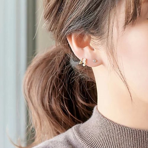 【フィービィー/phoebe】のダブルデコレイトパールピアス 人気、トレンドファッション・服の通販 founy(ファニー) 　ファッション　Fashion　レディースファッション　WOMEN　ストレート　Straight　パール　Pearl　other-3|ID: prp329100004462498 ipo3291000000031244729
