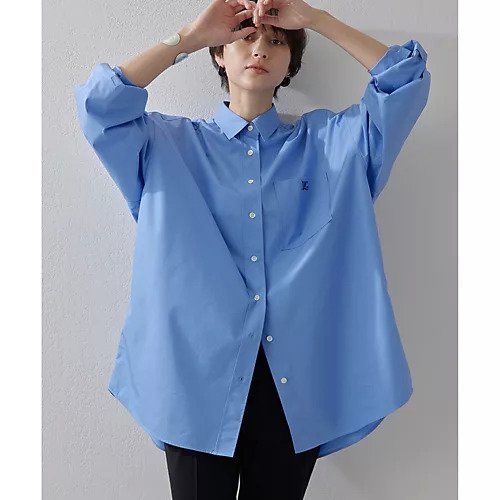 【ウィムガゼット/Whim Gazette】のロゴシシュウオーバーシャツ インテリア・キッズ・メンズ・レディースファッション・服の通販 founy(ファニー) https://founy.com/ ファッション Fashion レディースファッション Fashion for Women トップス・カットソー Cut & Sew Tops シャツ・ブラウス・オフィスカジュアル Elegant Blouses & Button-Ups 2025年 2025 2025春夏・S/S Spring/Summer 2025 SS25 ポケット Pocket, Pocket Detail |ID: prp329100004462504 ipo3291000000031230037