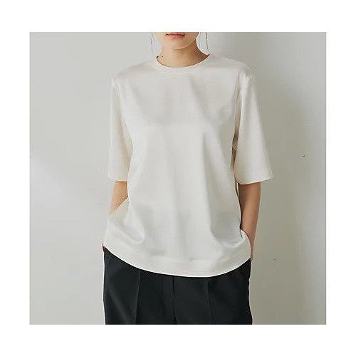【ウィムガゼット/Whim Gazette】のサテンTEEブラウス インテリア・キッズ・メンズ・レディースファッション・服の通販 founy(ファニー) https://founy.com/ ファッション Fashion レディースファッション Fashion for Women トップス・カットソー Cut & Sew Tops シャツ・ブラウス・オフィスカジュアル Elegant Blouses & Button-Ups 2025年 2025 2025春夏・S/S Spring/Summer 2025 SS25 おすすめ Recommended / Our Picks インナー Innerwear クール Cool, Chic サテン Satin, Glossy Fabric ジャケット Jacket, Outerwear ストレッチ Stretch, Stretchy Fabric ダブル Double, Double-Breasted デニム Denim, Jeans Material リラックス Relax, Relaxed Fit エレガント 上品 Elegant 半袖 Short Sleeve, Half Sleeve |ID: prp329100004462505 ipo3291000000031888877