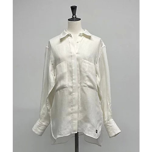 【カオス/Chaos】のマルタシャツ インテリア・キッズ・メンズ・レディースファッション・服の通販 founy(ファニー) 　ファッション　Fashion　レディースファッション　WOMEN　トップス・カットソー　Tops/Tshirt　シャツ/ブラウス　Shirts/Blouses　2025年　2025　2025春夏・S/S　Ss,Spring/Summer,2025　ショート　Short　リネン　Linen　吸水　Water Absorption　アイボリー|ID: prp329100004462507 ipo3291000000031230053