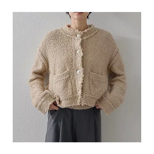 【ウィムガゼット/Whim Gazette】のニットTWEEDYジャケット 人気、トレンドファッション・服の通販 founy(ファニー) 　ファッション　Fashion　レディースファッション　Fashion for Women　アウター　Coat / Outerwear Collection　レディースジャケット・軽アウター　Jackets　2025年　2025　2025春夏・S/S　Spring/Summer 2025 SS25　おすすめ　Recommended / Our Picks　ジャケット　Jacket, Outerwear　ストレッチ　Stretch, Stretchy Fabric　ツイード　Twill, Twill Weave　デニム　Denim, Jeans Material　バランス　Balance, Style Balance　フォーマル　Formal, Dressy　ボトム　Bottoms, Lower Wear　other-3|ID: prp329100004462514 ipo3291000000031244769