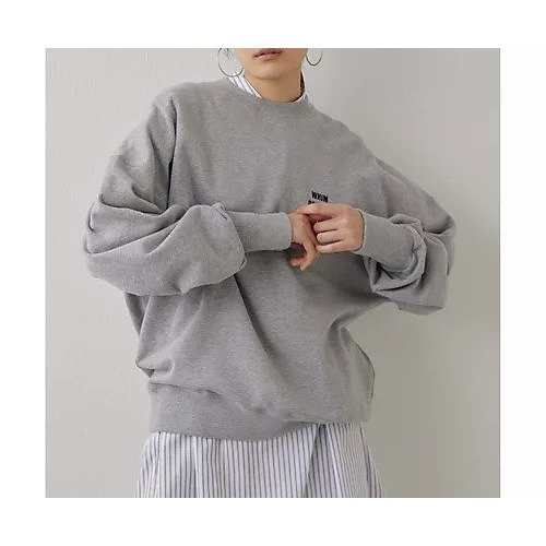 【ウィムガゼット/Whim Gazette】の【WEB限定カラーあり】ロゴ刺繍ウラケプルオーバー 人気、トレンドファッション・服の通販 founy(ファニー) 　ファッション　Fashion　レディースファッション　Fashion for Women　トップス・カットソー　Cut & Sew Tops　カジュアルプルオーバー・ニットトップス　Pullovers & Knit Tops / Casual Pullovers　2025年　2025　2025春夏・S/S　Spring/Summer 2025 SS25　シンプル　Simple, Minimal　スタンダード　Standard, Basic　バランス　Balance, Style Balance　ブライト　Bright, Shiny　ボトム　Bottoms, Lower Wear　ループ　Loop, Loop Knit　ワイド　Wide, Wide Fit　ワンポイント　One Point, Statement Accent　other-2|ID: prp329100004462515 ipo3291000000031244771