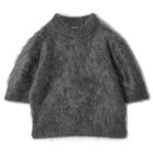 【ブラミンク/BLAMINK】のカシミヤファー7Gショートスリーブ DK.GRAY|ID: prp329100004462531 ipo3291000000031230162