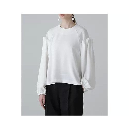 【アドーア/ADORE】のダブルストレッチブラウス インテリア・キッズ・メンズ・レディースファッション・服の通販 founy(ファニー) 　ファッション　Fashion　レディースファッション　Fashion for Women　トップス・カットソー　Cut & Sew Tops　シャツ・ブラウス・オフィスカジュアル　Elegant Blouses & Button-Ups　おすすめ　Recommended / Our Picks　ショルダー　Shoulder, Shoulder Strap　スタンダード　Standard, Basic　ストレッチ　Stretch, Stretchy Fabric　フィット　Fit, Slim Fit　冬　Winter / This Winter　A/W・秋冬　Autumn/Winter　ホワイト|ID: prp329100004462538 ipo3291000000031424367