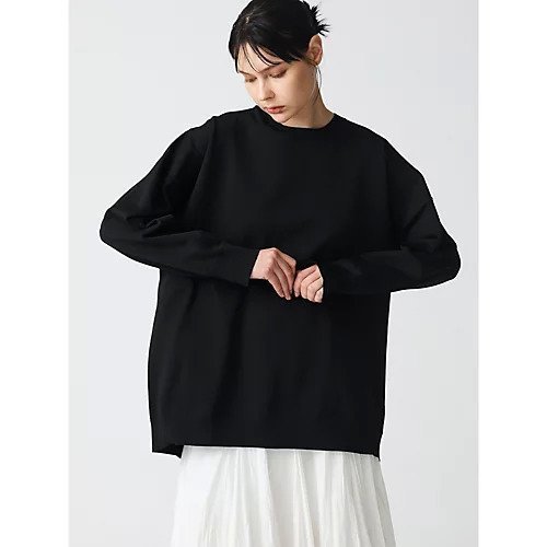 【ミズイロ インド/mizuiro ind】のクルーネックプルオーバー 人気、トレンドファッション・服の通販 founy(ファニー) 　ファッション　Fashion　レディースファッション　WOMEN　トップス・カットソー　Tops/Tshirt　プルオーバー　Pullover　シンプル　Simple　人気　Popularity　other-2|ID: prp329100004462539 ipo3291000000031244845