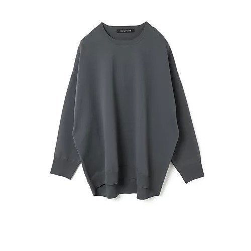 【ミズイロ インド/mizuiro ind】のクルーネックプルオーバー インテリア・キッズ・メンズ・レディースファッション・服の通販 founy(ファニー) 　ファッション　Fashion　レディースファッション　Fashion for Women　トップス・カットソー　Cut & Sew Tops　カジュアルプルオーバー・ニットトップス　Pullovers & Knit Tops / Casual Pullovers　シンプル　Simple, Minimal　人気　Popular, Best Seller　チャコールグレー|ID: prp329100004462539 ipo3291000000033591323