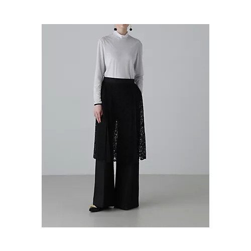 【アドーア/ADORE】のカメリアレースパンツ インテリア・キッズ・メンズ・レディースファッション・服の通販 founy(ファニー) 　ファッション　Fashion　レディースファッション　WOMEN　パンツ　Pants　おすすめ　Recommend　カットソー　Cut And Sew　フィット　Fit　レース　Race　エレガント 上品　Elegant　冬　Winter　A/W・秋冬　Aw・Autumn/Winter・Fw・Fall-Winter　ブラック|ID: prp329100004462544 ipo3291000000031230211