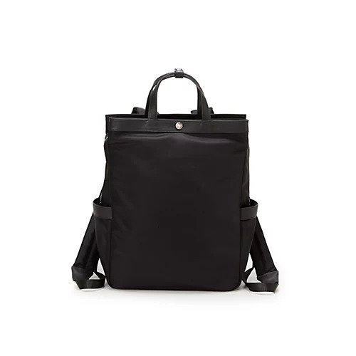 【トプカピ/TOPKAPI】の【Breath TOPKAPI】防水ナイロン レザーコンビ PC対応 トート リュック バックパック インテリア・キッズ・メンズ・レディースファッション・服の通販 founy(ファニー) 　ファッション　Fashion　レディースファッション　WOMEN　バッグ　Bag　クッション　Cushion　コンビ　Combination　傘　Umbrella　ショルダー　Shoulder　スクエア　Square　スマート　Smart　フィット　Fit　フォルム　Form　ポケット　Pocket　リュック　Ruck Sack　ビジネス 仕事 通勤　Business　ブラック|ID: prp329100004462545 ipo3291000000031230214
