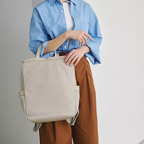 【トプカピ/TOPKAPI】の【Breath TOPKAPI】防水ナイロン レザーコンビ PC対応 トート リュック バックパック 人気、トレンドファッション・服の通販 founy(ファニー) 　ファッション　Fashion　レディースファッション　WOMEN　バッグ　Bag　クッション　Cushion　コンビ　Combination　傘　Umbrella　ショルダー　Shoulder　スクエア　Square　スマート　Smart　フィット　Fit　フォルム　Form　ポケット　Pocket　リュック　Ruck Sack　ビジネス 仕事 通勤　Business　other-2|ID: prp329100004462545 ipo3291000000031244861
