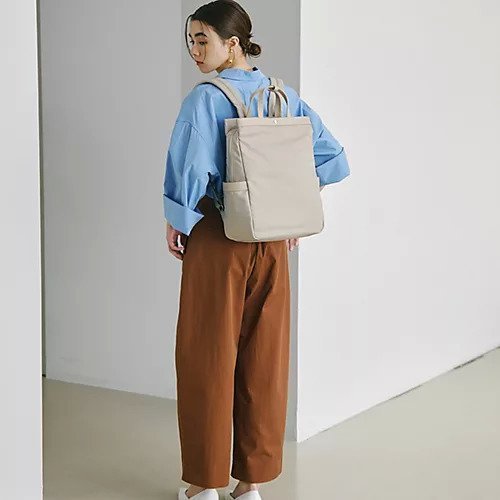 【トプカピ/TOPKAPI】の【Breath TOPKAPI】防水ナイロン レザーコンビ PC対応 トート リュック バックパック 人気、トレンドファッション・服の通販 founy(ファニー) 　ファッション　Fashion　レディースファッション　WOMEN　バッグ　Bag　クッション　Cushion　コンビ　Combination　傘　Umbrella　ショルダー　Shoulder　スクエア　Square　スマート　Smart　フィット　Fit　フォルム　Form　ポケット　Pocket　リュック　Ruck Sack　ビジネス 仕事 通勤　Business　other-3|ID: prp329100004462545 ipo3291000000031244862