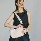 【トプカピ/TOPKAPI】の【Breath TOPKAPI】防水ナイロン レザーコンビ ショルダーバッグ ペールピンク|ID: prp329100004462546 ipo3291000000031230220