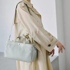 【トプカピ/TOPKAPI】の【Breath TOPKAPI】防水ナイロン レザーコンビ ミニトート ショルダーバッグ ミントグリーン|ID: prp329100004462547 ipo3291000000031230229