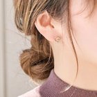 【フィービィー/phoebe】の【金属アレルギー対応】【痛くないシリーズ】デリケートビジューライトフィットイヤリング クリア|ID: prp329100004462562 ipo3291000000034354563