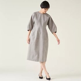 【マルティニーク/martinique】 ラメリネンコクーンワンピース人気、トレンドファッション・服の通販 founy(ファニー) ファッション Fashion レディースファッション WOMEN ワンピース Dress おすすめ Recommend フォルム Form リネン Linen |ID:prp329100004462568