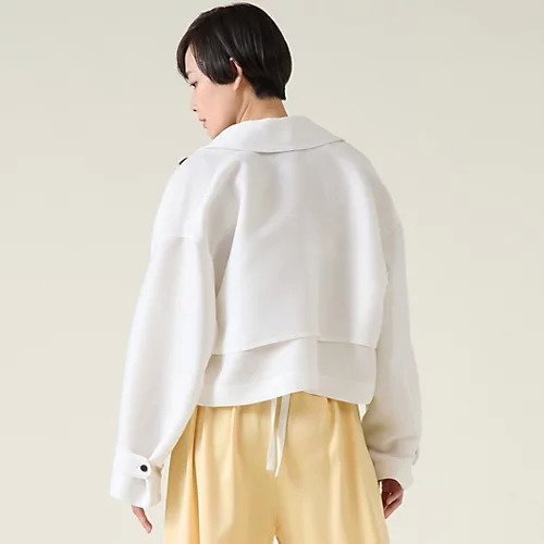 【マルティニーク/martinique】のショートトレンチ 人気、トレンドファッション・服の通販 founy(ファニー) 　ファッション　Fashion　レディースファッション　Fashion for Women　おすすめ　Recommended / Our Picks　クラシック　Classic, Timeless Style　クロップド　Cropped, Short Length　ショート　Short, Short Length　トレンチ　Trench, Trench Coat　フラップ　Flap, Flap Pocket　フロント　Front, Front Design　エレガント 上品　Elegant　定番　Standard, Basic Item　other-2|ID: prp329100004462569 ipo3291000000031244935