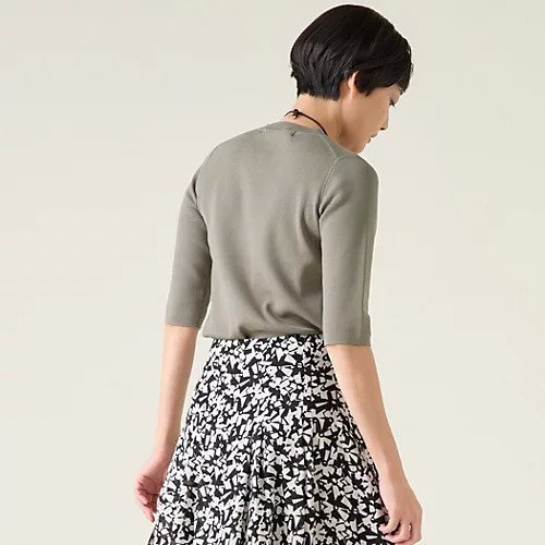 【マルティニーク/martinique】のESSENTIALハーフスリーブニット(アンサンブル可) 人気、トレンドファッション・服の通販 founy(ファニー) 　ファッション　Fashion　レディースファッション　WOMEN　トップス・カットソー　Tops/Tshirt　ニット　Knit Tops　アンサンブル　Knit Ensemble　おすすめ　Recommend　アンサンブル　Ensemble　インナー　Inner　スリーブ　Sleeve　ハーフ　Half　バランス　Balance　春　Spring　other-3|ID: prp329100004462581 ipo3291000000031244970