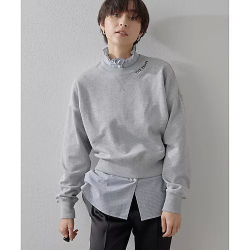 【ウィムガゼット/Whim Gazette】の【THE PAUSE】ネックシシュウスウェットプルオーバー 人気、トレンドファッション・服の通販 founy(ファニー) 　ファッション　Fashion　レディースファッション　Fashion for Women　トップス・カットソー　Cut & Sew Tops　レディースパーカー・カジュアルフーディー　Casual Hoodies & Sweatshirts　カジュアルプルオーバー・ニットトップス　Pullovers & Knit Tops / Casual Pullovers　スウェット・クルーネックトップス　Sweatshirts & Crewnecks / Relaxed Fit Sweat Tops　ヴィンテージ　Vintage Style　カットソー　Cut and Sewn Top　グラデーション　Gradient, Ombre　スウェット / スエット　Sweatshirt, Sweatwear　バランス　Balance, Style Balance　フロント　Front, Front Design　ボトム　Bottoms, Lower Wear　ワーク　Workwear, Utility Style　おすすめ　Recommended / Our Picks　2025年　2025　2025春夏・S/S　Spring/Summer 2025 SS25　other-2|ID: prp329100004462584 ipo3291000000031244979