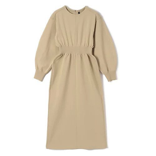 【マルティニーク/martinique】のスポンジッシュPeドレス インテリア・キッズ・メンズ・レディースファッション・服の通販 founy(ファニー) 　ファッション　Fashion　レディースファッション　Fashion for Women　ワンピース　Dresses　フォーマル・パーティードレス・結婚式用ドレス　Elegant & Casual Dresses　おすすめ　Recommended / Our Picks　ドレス　Dress, One-Piece　フォルム　Silhouette, Form　洗える　Machine Washable　長袖　Long Sleeve, Full Sleeve　ベージュ|ID: prp329100004462598 ipo3291000000033181850