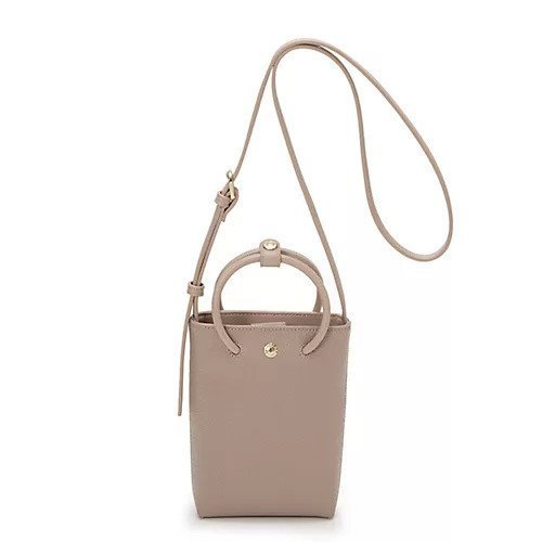 【トプカピ/TOPKAPI】の【Breath TOPKAPI】【TOPKAPI 藤本美貴さんコラボ】スコッチグレイン スマホショルダーバッグ/撥水 インテリア・キッズ・メンズ・レディースファッション・服の通販 founy(ファニー) 　ファッション　Fashion　レディースファッション　WOMEN　コラボ　Collaboration　スペシャル　Special　人気　Popularity　フラップ　Flap　ポケット　Pocket　メタル　Metal　ラウンド　Round　スマホショルダーバッグ　Smartphone Shoulder Bag　ミルクティ|ID: prp329100004462609 ipo3291000000031230482