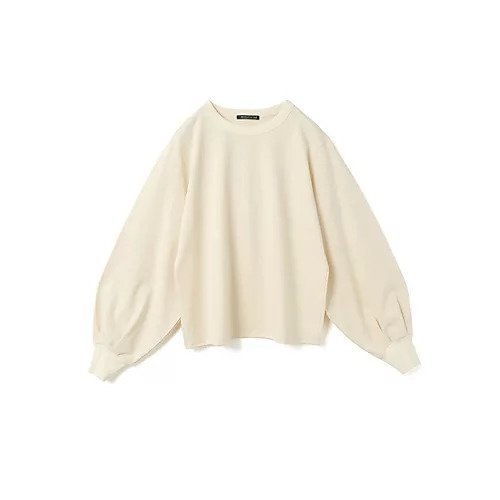 【ミズイロ インド/mizuiro ind】のパフスリーブロングT インテリア・キッズ・メンズ・レディースファッション・服の通販 founy(ファニー) 　ファッション　Fashion　レディースファッション　WOMEN　シンプル　Simple　スリーブ　Sleeve　フィット　Fit　アイボリー|ID: prp329100004462616 ipo3291000000031230510