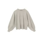 【ミズイロ インド/mizuiro ind】のパフスリーブロングT ライトグレー|ID: prp329100004462616 ipo3291000000031230511