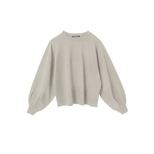 【ミズイロ インド/mizuiro ind】のパフスリーブロングT インテリア・キッズ・メンズ・レディースファッション・服の通販 founy(ファニー) 　ファッション　Fashion　レディースファッション　WOMEN　シンプル　Simple　スリーブ　Sleeve　フィット　Fit　ライトグレー|ID: prp329100004462616 ipo3291000000031230511