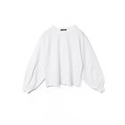 【ミズイロ インド/mizuiro ind】のパフスリーブロングT ホワイト|ID: prp329100004462616 ipo3291000000031887775