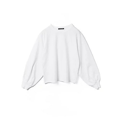【ミズイロ インド/mizuiro ind】のパフスリーブロングT インテリア・キッズ・メンズ・レディースファッション・服の通販 founy(ファニー) 　ファッション　Fashion　レディースファッション　WOMEN　シンプル　Simple　スリーブ　Sleeve　フィット　Fit　ホワイト|ID: prp329100004462616 ipo3291000000031887775