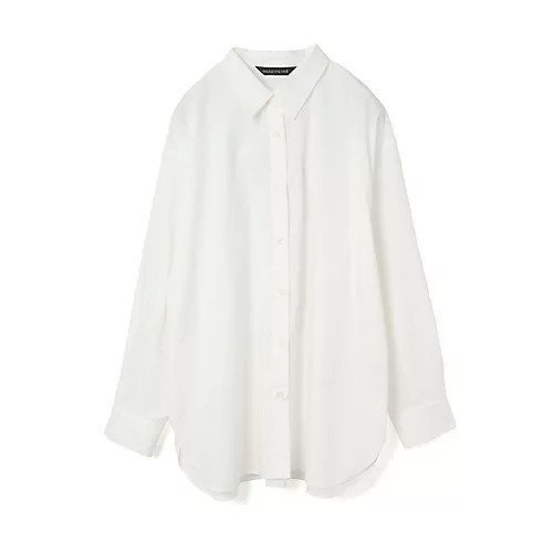 【ミズイロ インド/mizuiro ind】のメンズライクワイドシャツ インテリア・キッズ・メンズ・レディースファッション・服の通販 founy(ファニー) 　ファッション　Fashion　レディースファッション　WOMEN　トップス・カットソー　Tops/Tshirt　シャツ/ブラウス　Shirts/Blouses　カフス　Cuffs　シンプル　Simple　ストライプ　Stripe　チェック　Check　トリプル　Triple　ビッグ　Big　ブロード　Broad　ベーシック　Basic　オフホワイト|ID: prp329100004462619 ipo3291000000031230531