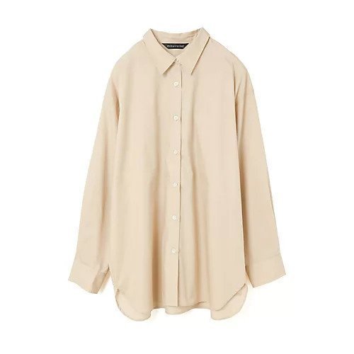【ミズイロ インド/mizuiro ind】のメンズライクワイドシャツ インテリア・キッズ・メンズ・レディースファッション・服の通販 founy(ファニー) 　ファッション　Fashion　レディースファッション　WOMEN　トップス・カットソー　Tops/Tshirt　シャツ/ブラウス　Shirts/Blouses　カフス　Cuffs　シンプル　Simple　ストライプ　Stripe　チェック　Check　トリプル　Triple　ビッグ　Big　ブロード　Broad　ベーシック　Basic　ベージュ|ID: prp329100004462619 ipo3291000000031230532