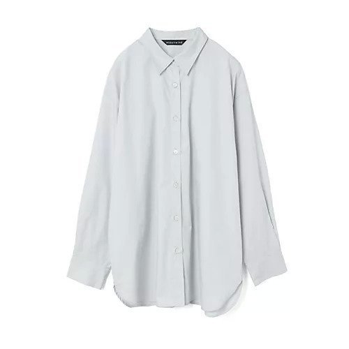 【ミズイロ インド/mizuiro ind】のメンズライクワイドシャツ インテリア・キッズ・メンズ・レディースファッション・服の通販 founy(ファニー) 　ファッション　Fashion　レディースファッション　WOMEN　トップス・カットソー　Tops/Tshirt　シャツ/ブラウス　Shirts/Blouses　カフス　Cuffs　シンプル　Simple　ストライプ　Stripe　チェック　Check　トリプル　Triple　ビッグ　Big　ブロード　Broad　ベーシック　Basic　ライトグレー|ID: prp329100004462619 ipo3291000000031230534