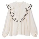 【マルティニーク/martinique】のバイカラーパイピングブラウス ホワイト|ID: prp329100004462620 ipo3291000000035314808