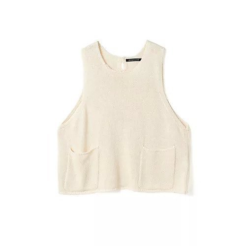 【ミズイロ インド/mizuiro ind】のテープヤーンショートベスト 人気、トレンドファッション・服の通販 founy(ファニー) 　ファッション　Fashion　レディースファッション　WOMEN　アウター　Coat Outerwear　トップス・カットソー　Tops/Tshirt　ベスト/ジレ　Gilets/Vests　ショート　Short　フロント　Front　ベスト　Vest　ポケット　Pocket　春　Spring　洗える　Washable　other-2|ID: prp329100004462627 ipo3291000000031245120