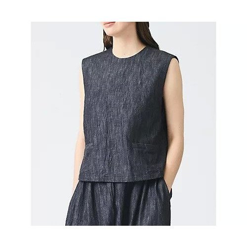 【ミズイロ インド/mizuiro ind】のデニムショートベスト 人気、トレンドファッション・服の通販 founy(ファニー) 　ファッション　Fashion　レディースファッション　WOMEN　アウター　Coat Outerwear　トップス・カットソー　Tops/Tshirt　ベスト/ジレ　Gilets/Vests　コンパクト　Compact　デニム　Denim　ノースリーブ　No Sleeve　ポケット　Pocket　other-3|ID: prp329100004462628 ipo3291000000031245124