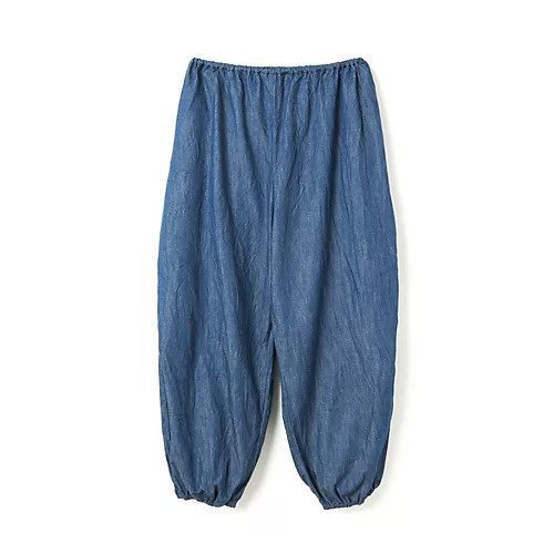 【ミズイロ インド/mizuiro ind】のドローストリングボリュームパンツ インテリア・キッズ・メンズ・レディースファッション・服の通販 founy(ファニー) 　ファッション　Fashion　レディースファッション　WOMEN　パンツ　Pants　デニム　Denim　リラックス　Relax　ブルー|ID: prp329100004462631 ipo3291000000031230591