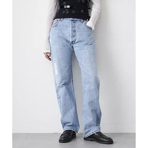 【ウィムガゼット/Whim Gazette】の【Jeanie Blue】STUD DENIMパンツ 人気、トレンドファッション・服の通販 founy(ファニー) ファッション Fashion レディースファッション Fashion for Women パンツ Pants & Trousers ウエスタン Western Style ヴィンテージ Vintage Style スタッズ Studs, Metal Accents ストレート Straight, Straight Cut ダメージ Distressed, Destroyed デニム Denim, Jeans Material フィット Fit, Slim Fit ポケット Pocket, Pocket Detail レギュラー Regular, Standard Fit 2025年 2025 2025春夏・S/S Spring/Summer 2025 SS25 other-2|ID: prp329100004462647 ipo3291000000031245179