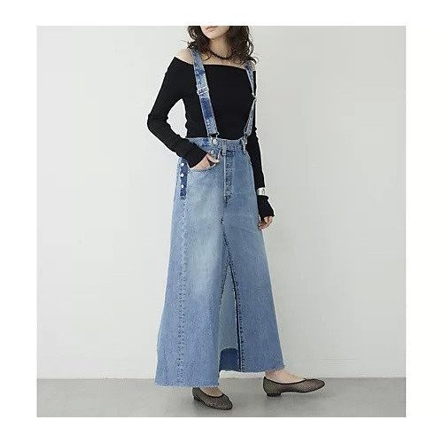【ウィムガゼット/Whim Gazette】の【Jeanie Blue】SUSPENDERスカート 人気、トレンドファッション・服の通販 founy(ファニー) 　ファッション　Fashion　レディースファッション　Fashion for Women　スカート　Skirts　カットオフ　Cut-Off Design　サスペンダー　Suspenders, Braces　ダメージ　Distressed, Destroyed　フレア　Flare, Flared　2025年　2025　2025春夏・S/S　Spring/Summer 2025 SS25　 other-1|ID: prp329100004462648 ipo3291000000031230653