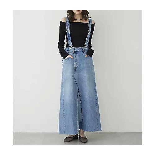【ウィムガゼット/Whim Gazette】の【Jeanie Blue】SUSPENDERスカート 人気、トレンドファッション・服の通販 founy(ファニー) 　ファッション　Fashion　レディースファッション　Fashion for Women　スカート　Skirts　カットオフ　Cut-Off Design　サスペンダー　Suspenders, Braces　ダメージ　Distressed, Destroyed　フレア　Flare, Flared　2025年　2025　2025春夏・S/S　Spring/Summer 2025 SS25　other-3|ID: prp329100004462648 ipo3291000000031245186